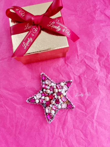 accesorii lovely 4 u, cadou timisoara, brosa stea de iarna cu pietre colorate, brose colorate, brose craciun, brose cu pietre naturale, brose handmade, brose handmade colorate de craciun, brose pietre semipretioase, cadouri copii craciun, cadouri craciun, cadouri de craciun, cadouri de craciun pentru copii, cadouri de craciun pentru fete, brosa steluta , brosa roz [2]