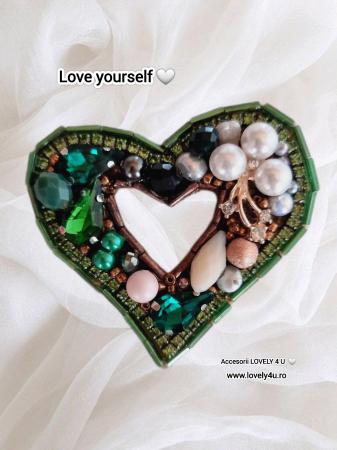 CASUAL / ACCESORII   handmade / CADOURI - BROSA INIMIOARA,  ACCESORII INIMIOARA, Brosa inima, bijuterii inimioara, Accesorii LOVELY 4 U, CADOU MARTIE, CADOU SPECIAL, CADOU PENTRU EA, ACCESORII 2024, BIJUTERII DE LUX, CADOU SPECIAL, CADOU MAMA,
