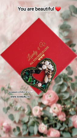 BROSA INIMIOARA,  ACCESORII INIMIOARA, Brosa inima, bijuterii inimioara, Accesorii LOVELY 4 U, CADOU MARTIE, CADOU SPECIAL, CADOU PENTRU EA, ACCESORII 2024, BIJUTERII DE LUX, CADOU SPECIAL, CADOU MAMA, [5]