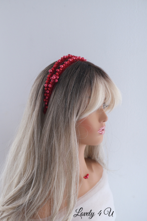 cadou craciun, cadou pentru ea, cadouri speciale , reduceri, accesorii la reducere, oferte speciale, cordeluta rosie, accesorii catifea rosie [5]