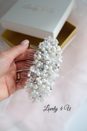 Celeste -Accesoriu pentru par elegant -, Accesoriu cu perle și cristale [9]