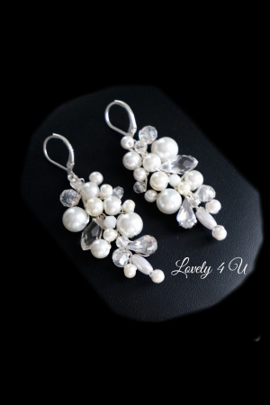 Cercei mireasa cu perle, cercei mireasă handmade, cercei cu perle ivory, cercei cununie civilă, cercei argint 925 mireasă, cercei bridal România, cercei mireasă eleganți, bijuterii mireasă Lovely 4 U, cercei lungi cu cristale și perle, cercei personalizabili mireasă, accesorii nuntă handmade. Cercei lungi mireasa, Accesorii mireasă, Bijuterii mireasa, Accesorii nuntă, Bijuterii mireasa cu perle, Accesorii mirese, cercei eleganți, cercei handmade, cercei argint mireasă, cercei realizați in Romania, bijuterii 2023 [5]
