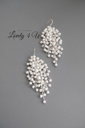 CERCEI MIREASA CU PERLE ALBE, CERCEI MIREASA, CERCEI  CU PERLE, BIJUTERII MIREASA CU PERLE ALBE, CERCEI MIREASA ARGINT, CERCEI ARGINT, CERCEI LOVELY 4 U, ACCESORII LOVELY 4 U, ACCESORII NUNTA, MIREASA [6]