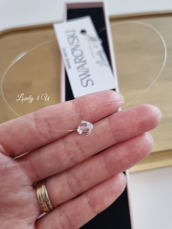COLIER SWAROVSKI, BIJUTERII SWAROVSKI, ACCESORII SWAROVSKI, ACCESORII MIREASA, COLIER MIREASA, COLIER FIR NYLON, COLIER TRANSPARENT, COLIER PIETRE SWAROVSKI, ACCESORII LOVELY 4 U , ACCESORII NUNTA, [3]