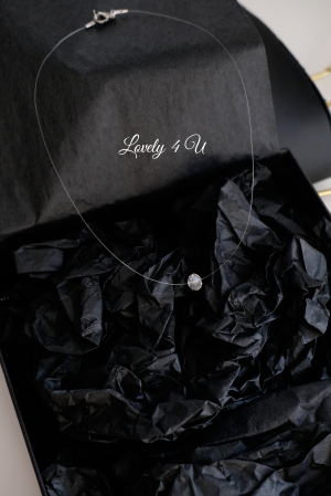 COLIER INVIZIBIL, BIJUTERII SWAROVSKI, ACCESORII, ACCESORII MIREASA, COLIER MIREASA, COLIER FIR NYLON, COLIER TRANSPARENT, COLIER PIETRE , ACCESORII LOVELY 4 U , ACCESORII NUNTA, [4]