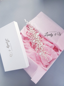 CHYNTIA -Accesoriu elegant cu perle, pietricele, cristale și frunzulițe [8]