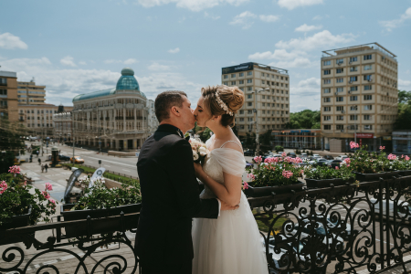 Diadema cu flori, Flori cireș, flori mireasă, Frunze aurii, Diadema mireasa cu perle, Diadema aurie, accesorii de par mireasa, bijuterii păr, accesorii, pieptan voal mireasa, accesorii voal mireasa [19]