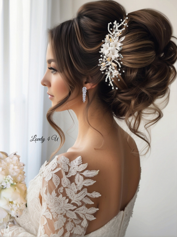 ACCESORII / PRODUSE - PIEPTAN MIREASA, DIADEMA MIREASA, ACCESORIU PAR MIREASA, ACCESORII DE PAR MIRESE, ACCESORII NUNTA, ACCESORII CU PERLE, DIADEMA CU PERLE, PIEPTAN VOAL MIREASA, BIJUTERII PAR MIREASA, CORONITA, TIARA