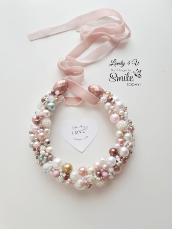 Colier cu perle, ELSA , Colier handmade cu perle mari si mici, Colier model unicat, Idei cadou Colier mare supradimensionat, colier argint, Colier perle albe, roz, culori crem, cappuccino, maro, COLIER CU PERLE, COLIER LAT CU PERLE, ACCESORII LOVELY 4 U, COLIER MARO, COLIER ROZ, COLIER LILA, CADOU CRACIUN, CADOU SPECIAL, BIJUTERII DE CRACIUN, ACCESORII ELEGANTE, COLIER CRACIUN, COLIER, PERLE [1]