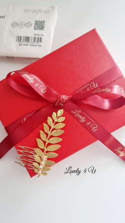 ACCESORII LOVELY 4 U, AGRAFE PAR MIREASA, AGRAFE CU Frunze MIREASA, frunze aurii COC MIREASA, AGRAFE MIREASA frunze aurii, ACCESORII CU Frunze MIREASĂ, SET AGRAFE MIREASA, ACCESORII DE PĂR MIREASĂ, BIJUTERII MIREASA [4]