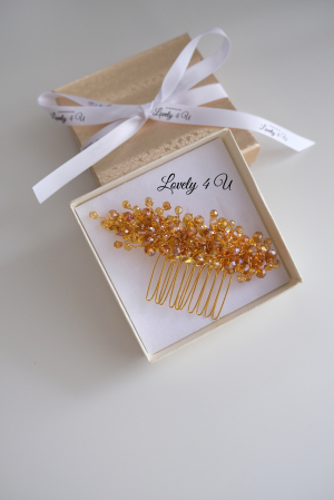 accesoriu de par bohemian, accesoriu de par,agrafa par mireasa, diadema aurie, diadema mireasa, nunta boho, pieptene de par mireasa, stil boho, Accesorii LOVELY 4 U, Accesorii aurii, FRUNZE AURII,GOLD [6]