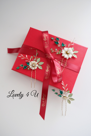 AGRAFE VERZI, accesorii par de lux, accesorii par elegante, accesorii par mireasa, accesorii perle naturale, agrafe aurii, agrafe coc, agrafe mireasa,bijuterii mireasa, bijuterii par, bijuterii [2]