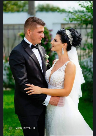 Accesoriu handmade in Romania SABINA - Diadema  mireasa cu perle si cristale - Accesoriu de lux placat cu argint [7]