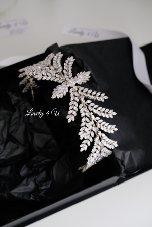 Diadema mireasa de lux, Coronita Swarovski, Accesorii de lux mireasa, Accesorii LOVELY 4 U, Bijuterii, Accesorii de par, Accesorii mireasa, Colectii Premium, diadema-mireasa, Diademe Premium Bridal,diadema extravaganta, diadema luxury, diadema zirconiu cubic [1]