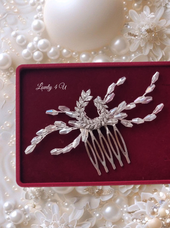 COLECTIE 2025  LOVE YOURSELF AND SHINE - Diadema mireasa cu cristale și pietre zirconiu, LIVIA - accesoriu mic de par , placat cu aur și argint, pieptene cu cristale pentru mireasă, accesoriu par mireasa, mireasa 2025, zirconiu, accesoriu premium ,  bucuresti, cluj, cristale swarovski, diadema mireasa, diadema swarovski, iasi, mireasa, nunta, nunta 2025, pieptene mireasa, pini mireasa, Timisoara