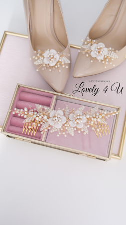 ACCESORII LOVELY 4 U, PIEPTAN MIREASA, DIADEMA MIREASA, ACCESORIU PAR MIREASA, ACCESORII DE PAR MIRESE, ACCESORII NUNTA, ACCESORII CU PERLE, DIADEMA CU PERLE, PIEPTAN VOAL MIREASA, BIJUTERII PAR MIREASA, CORONITA, TIARA , DIADEMA CU FLORI MIREASA, ACCESORII DE PAR PENTRU MIRESE, [13]