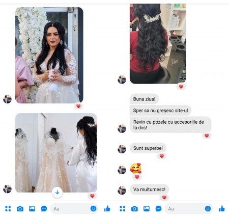 ACCESORII LOVELY 4 U, AGRAFE PAR MIREASA, AGRAFE CU FLORI MIREASA, PIN COC MIREASA, AGRAFE MIREASA, ACCESORII CU FLORI MIREASĂ, SET AGRAFE MIREASA, ACCESORII DE PĂR MIREASĂ, BIJUTERII MIREASA,   accesorii de lux mireasa,  coronita cu perle, coronita de lux, [8]