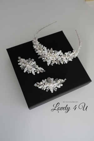 Bijuterii mireasa, bijuterii pantofi mireasa, Clipsuri pantofi mireasa, Accesorii pantofi mireasa, Accesorii Lovely 4 U, Agrafe pantofi mireasa, Set bijuterii mireasa, Accesorii mireasa cu perle [9]