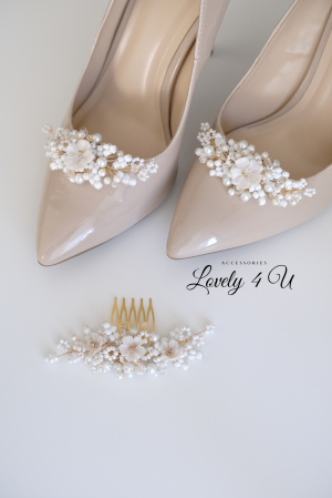 CLIPSURI PANTOFI, ACCESORII PANTOFI, ACCESORII LOVELY 4 U, BIJUTERII MIREASĂ, BIJUTERII PENTRU PANTOFI, CLUPSURI PANTOFI MIREASA, MIREASA 2023, PANTOFI MIREASA, Accesorii cu perle mireasa, ornamente pentru pantofi mireasa [6]