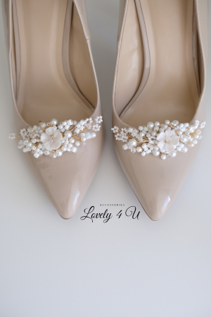CLIPSURI PANTOFI, ACCESORII PANTOFI, ACCESORII LOVELY 4 U, BIJUTERII MIREASĂ, BIJUTERII PENTRU PANTOFI, CLUPSURI PANTOFI MIREASA, MIREASA 2023, PANTOFI MIREASA, Accesorii cu perle mireasa, ornamente pentru pantofi mireasa [4]