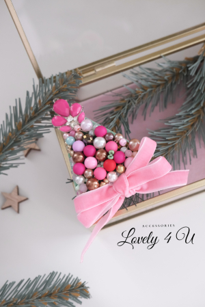 Beautiful Pink Winter - BROSA HAPPY CHRISTMAS, BROSA CRĂCIUN - BROSA BRAD [3]