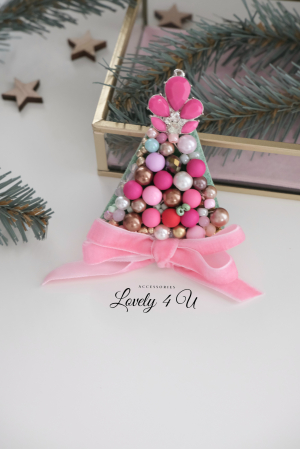 Beautiful Pink Winter - BROSA HAPPY CHRISTMAS, BROSA CRĂCIUN - BROSA BRAD [4]