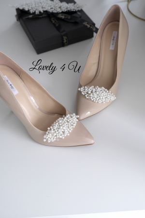 CLIPSURI PANTOFI MIREASA CU PERLE, ACCESORII PANTOFI MIREASA CU PERLE ALBE, ACCESORII PANTOFI MIREASA, ACCESORII MIREASA, ACCESORII LOVELY 4 U, CLIPSURI CU cristale , ACCESORII PENTRU PANTOFI, CLIPSURI PENTRU PANTOFI MIREASA, BIJUTERII, PERLE ALBE [7]
