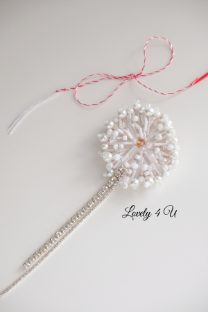 Brosa papadie, accesorii papadie, bijuterii papadie,  Pandantive bijuterii handmade, [3]