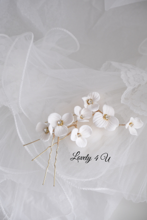 ACCESORII LOVELY 4 U, AGRAFE PAR MIREASA, AGRAFE CU FLORI MIREASA, PIN COC MIREASA, AGRAFE MIREASA, ACCESORII CU FLORI MIREASĂ, SET AGRAFE MIREASA, ACCESORII DE PĂR MIREASĂ, BIJUTERII MIREASA, Bijuterii cu flori [8]