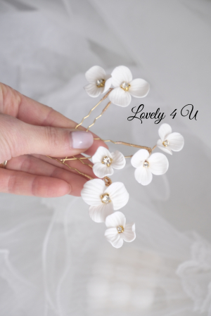 ACCESORII LOVELY 4 U, AGRAFE PAR MIREASA, AGRAFE CU FLORI MIREASA, PIN COC MIREASA, AGRAFE MIREASA, ACCESORII CU FLORI MIREASĂ, SET AGRAFE MIREASA, ACCESORII DE PĂR MIREASĂ, BIJUTERII MIREASA, Bijuterii cu flori [13]