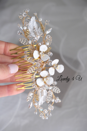 ACCESORII ROSE GOLD, DIADEMA MIREASA, Pieptan CRISTALE, ACCESORII MIRESE, DIADEMA CU FLORI,ACCESORII DE PAR, AGRAFA MIREASA, ACCESORII MIREASA, BIJUTERI MIREASA, ACCESORII MIRESE, DIADEMA,VOAL MIREASA [9]