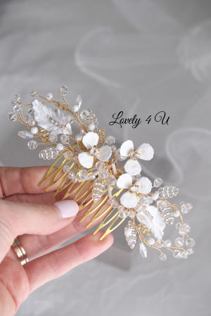 ACCESORII ROSE GOLD, DIADEMA MIREASA, Pieptan CRISTALE, ACCESORII MIRESE, DIADEMA CU FLORI,ACCESORII DE PAR, AGRAFA MIREASA, ACCESORII MIREASA, BIJUTERI MIREASA, ACCESORII MIRESE, DIADEMA,VOAL MIREASA [4]