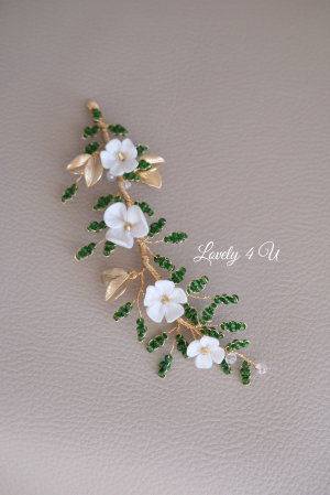 Accesorii Lovely 4 U, agrafa cu pietricele, Accesorii mireasa, bijuterii mireasa, agrafe coc mireasa, agrafe pentru mirese, Accesorii de păr pentru mireasa, bijuterii, mireasa 2023, agrafe elegante nașa [6]