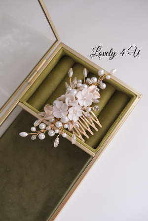 BRIANNA - accesoriu auriu mireasa