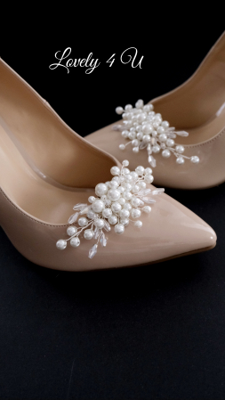 CLIPSURI PANTOFI MIREASA, ACCESORII PANTOFI MIREASA, PANTOFI MIREASA, ACCESORII MIREASA, ACCESORII LOVELY 4 U, CLIPSURI CU PERLE , ACCESORII PENTRU PANTOFI, CLIPSURI PENTRU PANTOFI MIREASA, BIJUTERII [4]