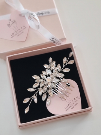 AGRAFA MIREASA, AGRAFE CU PIETRICELE, PIN MIREASA, AGRAFE MIREASA,  ACCESORII DE PAR MIRESE, ACCESORII NUNTA, PIEPTAN VOAL MIREASA, BIJUTERII PAR MIREASA, DIADEMA MIREASA, [3]