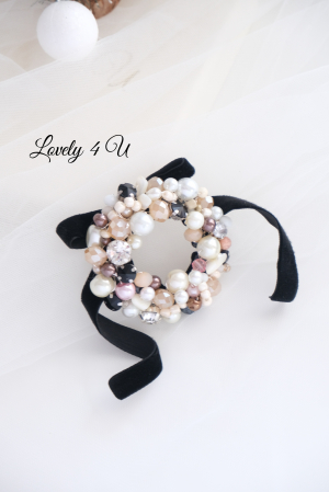 Bijuterii craciun, accesorii de craciun, accesorii de iarna, Acesorii LOVELY 4 U, CADOU SPECIAL, CADOU DE CRACIUN, CADOU pentru ea, CADOU de IARNA, BROSA CORONITA, CORONITA DE CRACIUN, CORONITA , CATIFEA [6]