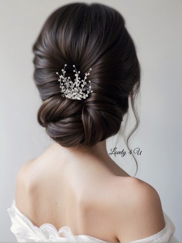 AGRAFA MIREASA, AGRAFE CU PIETRICELE, PIN MIREASA, AGRAFE MIREASA,  ACCESORII DE PAR MIRESE, ACCESORII NUNTA, PIEPTAN VOAL MIREASA, BIJUTERII PAR MIREASA, DIADEMA MIREASA, TIARA MIREASA, ACCESORII2024 [2]
