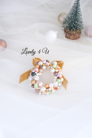 Bijuterii craciun, accesorii de craciun, accesorii de iarna, Acesorii LOVELY 4 U, CADOU SPECIAL, CADOU DE CRACIUN, CADOU pentru ea, CADOU de IARNA, BROSA CORONITA, CORONITA DE CRACIUN, CORONITA , CATIFEA [3]