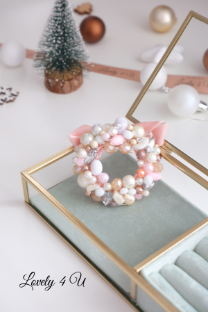 BROSA CU PERLE, BROSA CORONITA, BROSA HANDMADE, BROSE ELEGANTE, CATIFEA, BIJUTERII CU PERLE [5]
