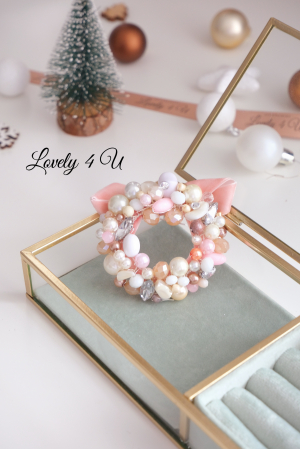 BROSA CU PERLE, BROSA CORONITA, BROSA HANDMADE, BROSE ELEGANTE, CATIFEA, BIJUTERII CU PERLE [3]