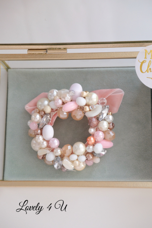 BROSA CU PERLE, BROSA CORONITA, BROSA HANDMADE, BROSE ELEGANTE, CATIFEA, BIJUTERII CU PERLE [6]