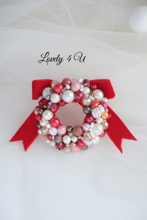 brosa ELEGANTA  CU PERLE, BROSE REALIZATE MANUAL, ACCESORII ROMANIA, BIJUTERII ROMANIA, BIJUTERII HANDMADE, BROSA CU PERLE , BROSA MARE , CADOU SPECIAL [2]