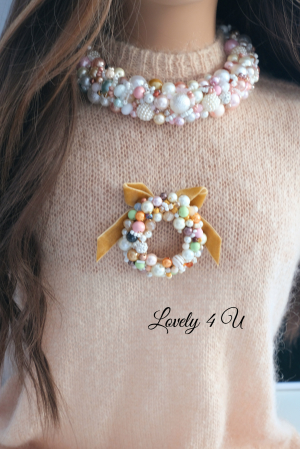 Bijuterii craciun, accesorii de craciun, accesorii de iarna, Acesorii LOVELY 4 U, CADOU SPECIAL, CADOU DE CRACIUN, CADOU pentru ea, CADOU de IARNA, BROSA CORONITA, CORONITA DE CRACIUN, CORONITA , CATIFEA [5]