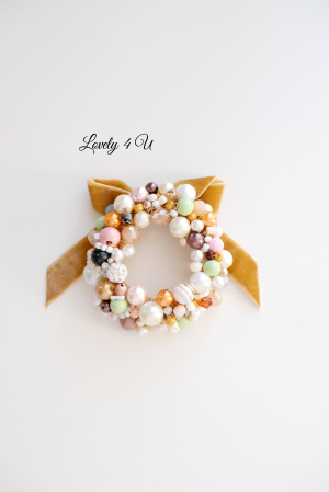 Bijuterii craciun, accesorii de craciun, accesorii de iarna, Acesorii LOVELY 4 U, CADOU SPECIAL, CADOU DE CRACIUN, CADOU pentru ea, CADOU de IARNA, BROSA CORONITA, CORONITA DE CRACIUN, CORONITA , CATIFEA [4]