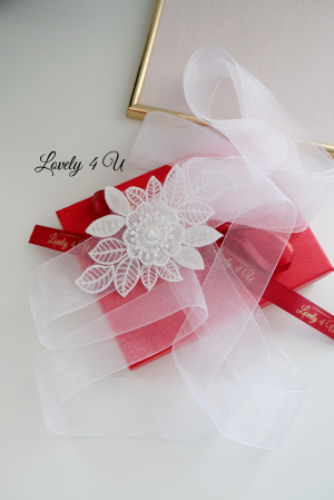 Accesorii Lovely 4 u, Accesorii talie mireasa, Cordon mireasa, Esarfa pentru dezgatit, Accesorii mireasa dezgatit, Esarfe mireasa, Esarfa dezgatitul miresei, Bentita mireasa, Coronita mireasa, [15]