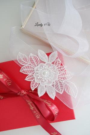 Accesorii Lovely 4 u, Accesorii talie mireasa, Cordon mireasa, Esarfa pentru dezgatit, Accesorii mireasa dezgatit, Esarfe mireasa, Esarfa dezgatitul miresei, Bentita mireasa, Coronita mireasa, [18]
