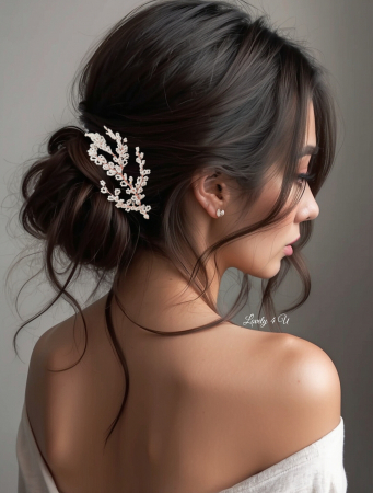 AGRAFE - PINI - AGRAFA MIREASA, AGRAFE CU PIETRICELE, PIN MIREASA, AGRAFE MIREASA,  ACCESORII DE PAR MIRESE, ACCESORII NUNTA, PIEPTAN VOAL MIREASA, BIJUTERII PAR MIREASA, DIADEMA MIREASA
