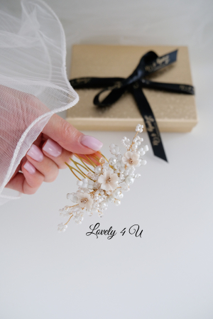 ACCESORII LOVELY 4 U, AGRAFE PAR MIREASA, AGRAFE CU FLORI MIREASA, PIN COC MIREASA, AGRAFE MIREASA, ACCESORII CU FLORI MIREASĂ, SET AGRAFE MIREASA, ACCESORII DE PĂR MIREASĂ, BIJUTERII MIREASA, Agrafe par mireasa, Agrafă de par mireasa, Agrafa coc mireasa, pieptan mireasa, Diadema mireasa, Accesoriu boem, Mireasa boho, Bijuterii mireasa, Bijuterii, Accesorii LOVELY 4 U, Flori cireș,Swarovski [6]