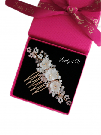 ACCESORII LOVELY 4 U, AGRAFE PAR MIREASA, AGRAFE CU FLORI MIREASA, PIN COC MIREASA, AGRAFE MIREASA, ACCESORII CU FLORI MIREASĂ, SET AGRAFE MIREASA, ACCESORII DE PĂR MIREASĂ, BIJUTERII MIREASA, Agrafe par mireasa, Agrafă de par mireasa, Agrafa coc mireasa, pieptan mireasa, Diadema mireasa, Accesoriu boem, Mireasa boho, Bijuterii mireasa, Bijuterii, Accesorii LOVELY 4 U, Flori cireș,Swarovski [1]